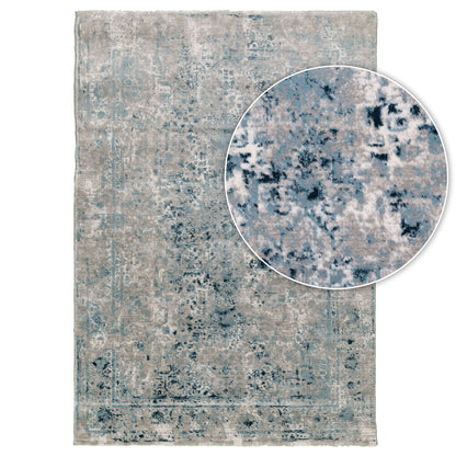 שטיח סילביה 01 כחול\אפור SYLVIA