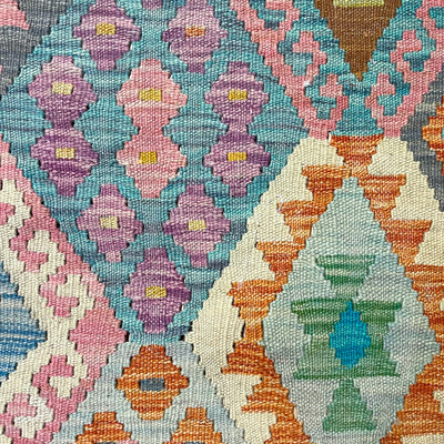 שטיח קילים פרסי רטרו צבעוני 241*183 KILIM
