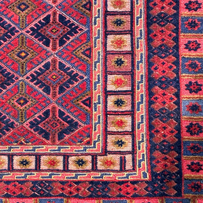 שטיח סופר אוזבקי אדום 198*153 UZBEK