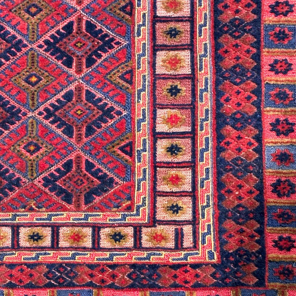 שטיח סופר אוזבקי אדום 198*153 UZBEK