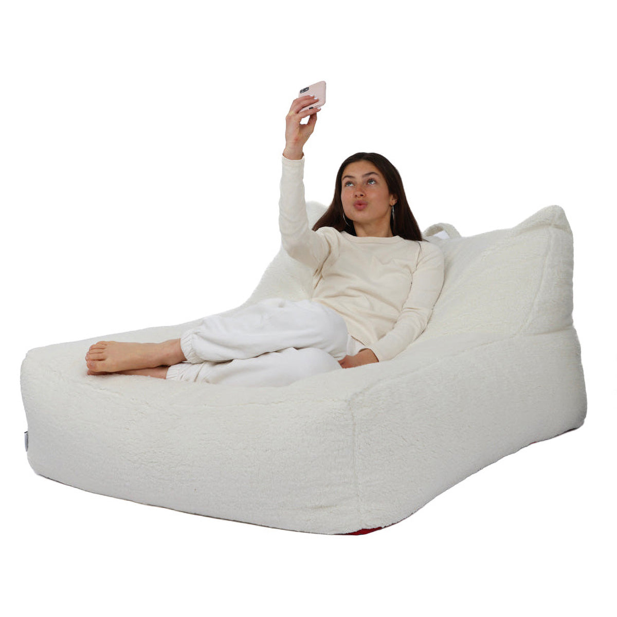 פוף פלאפי סאנפוף זוגי אפור SUNPOUF COUPLE