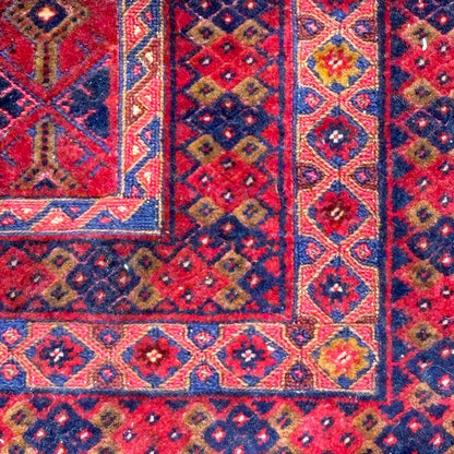 שטיח סופר אוזבקי אדום 196*152 UZBEK