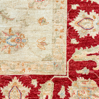 שטיח סופר זיגלר 00 בז'/אדום 246*168 SUPER ZIGLER