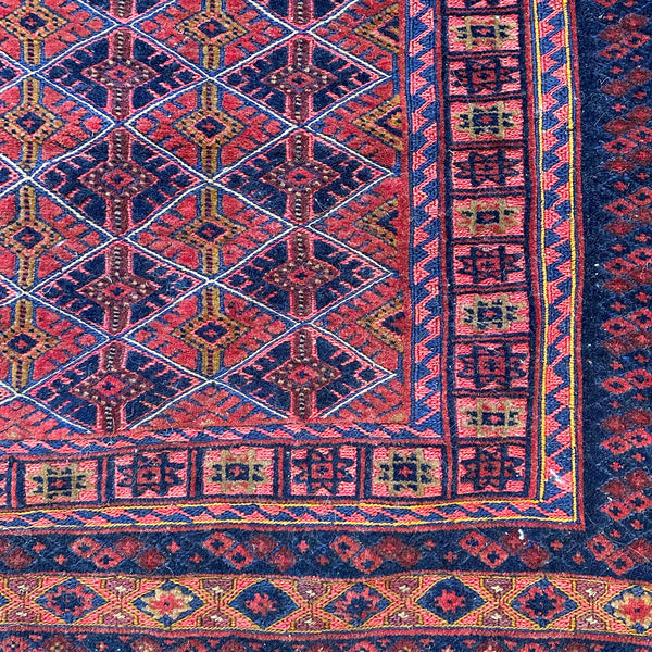 שטיח סופר אוזבקי 00 אדום 190*164 UZBEK