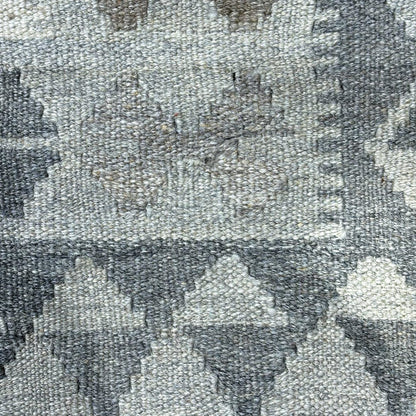 שטיח קילים פרסי רטרו ענתיק וואש אפור/בז' 206*149 KILIM