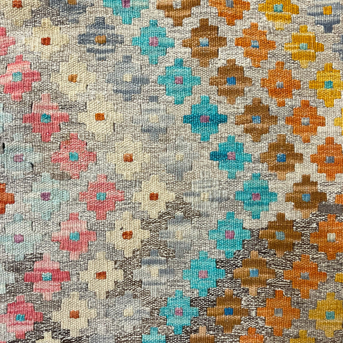 שטיח קילים פרסי רטרו ענתיק וואש צבעוני 241*186 KILIM