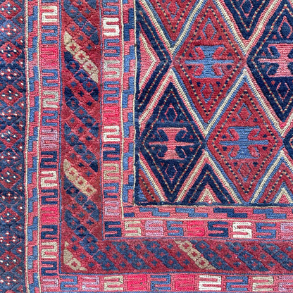 שטיח אוזבקי 00 אדום 190*151 UZBEK