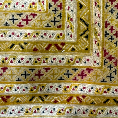 שטיח אוזבקי צהוב 193*148 UZBEK