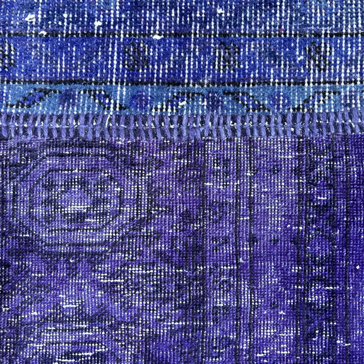 שטיח טלאים סגול ראנר 308*82 PATCH