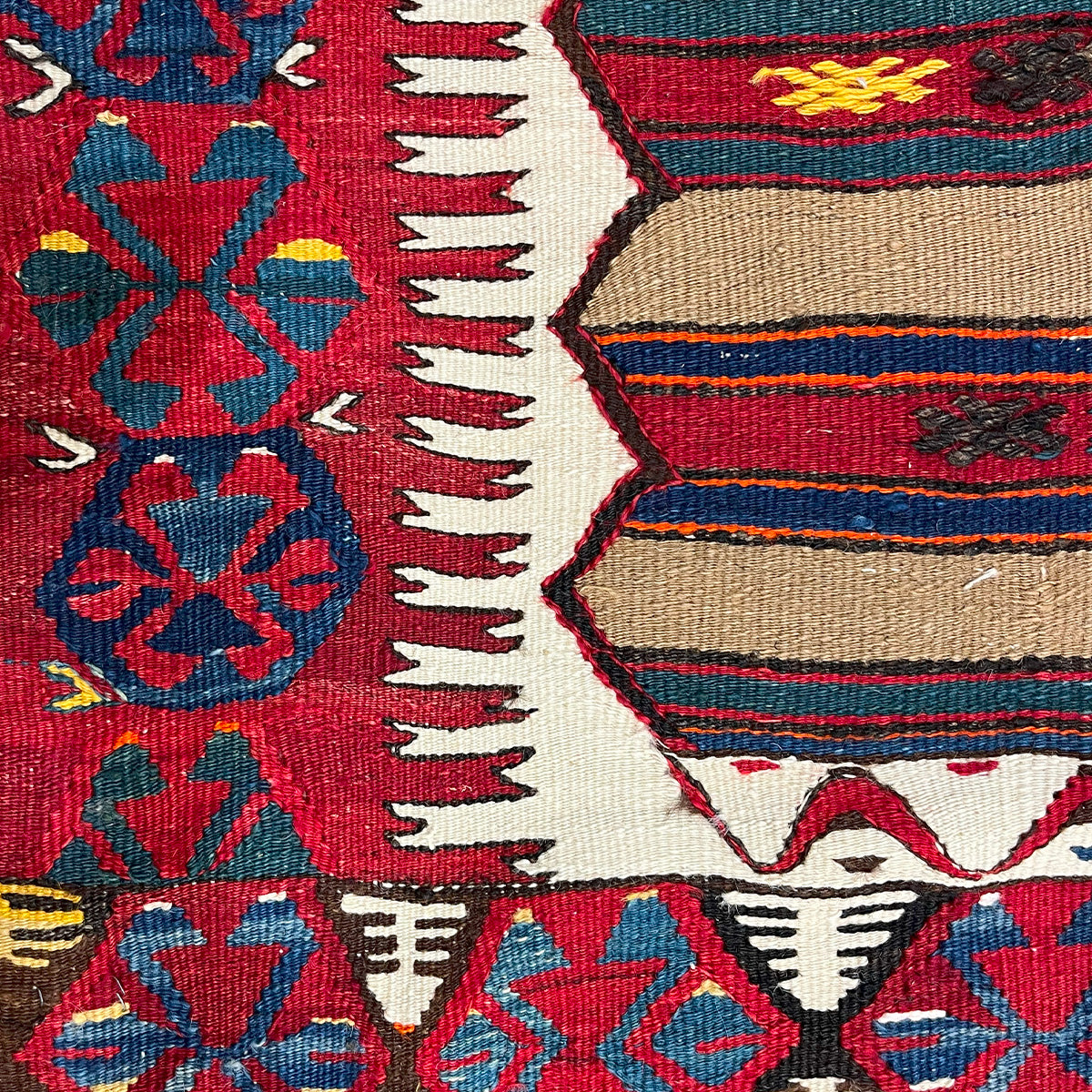 שטיח קילים אנטולי צבעוני 220*159 KILIM