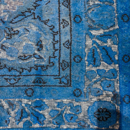 שטיח וינטג' תלת מימד כחול 307*193 VINTAGE