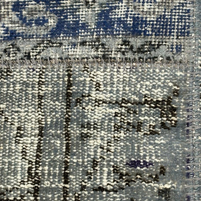 שטיח טלאים אפור ראנר 304*84