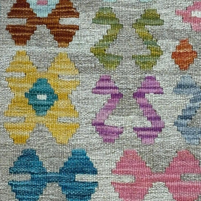 שטיח קילים פרסי רטרו צבעוני 197*140 KILIM