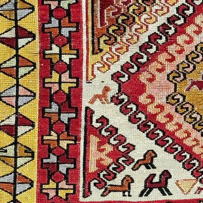 שטיח סומק אפשר משי צבעוני ראנר 280*75 SUMAK