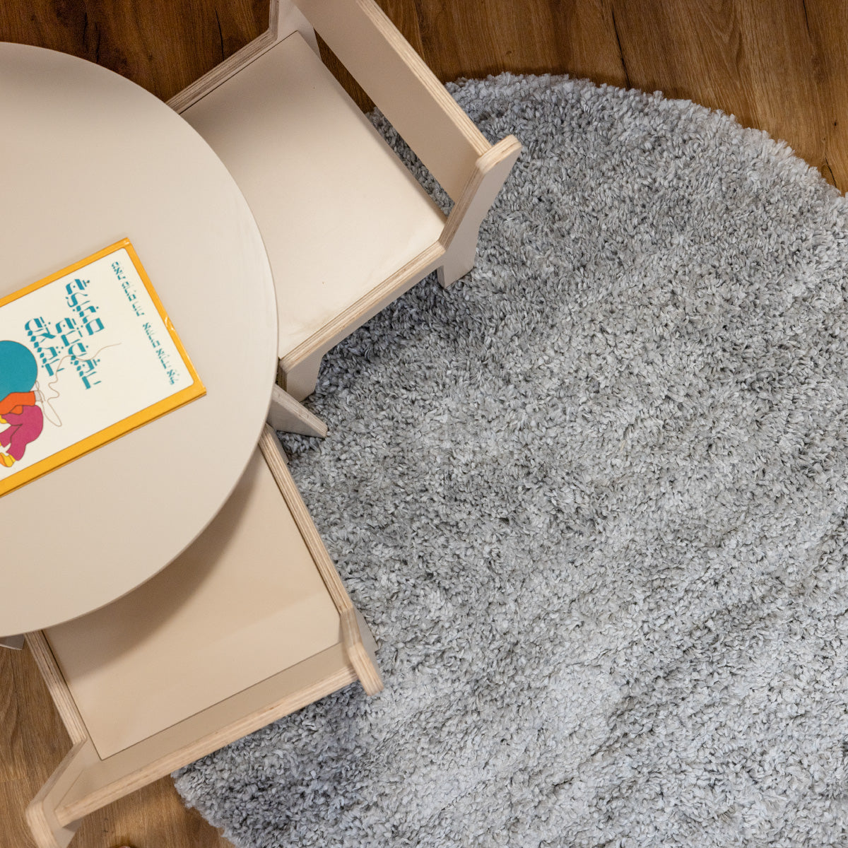 שטיח שאגי קטיפה פארמה עגול SHAGI