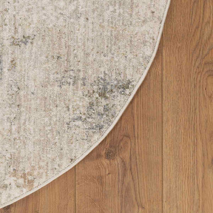 שטיח רוסטיק קרם עגול RUSTIC