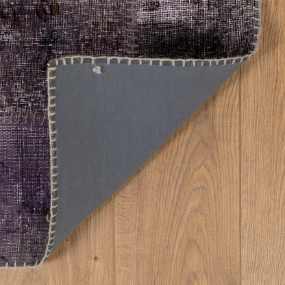 שטיח טלאים סגול/שחור 253*165 PATCH