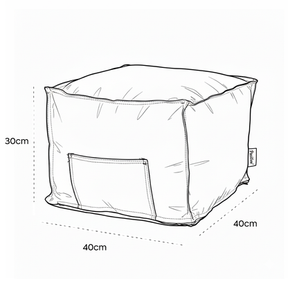 פוף ריביירה פופצ'יק 40 POUFCHIK