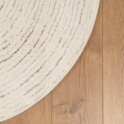 שטיח סטורם קרם עגול STORM