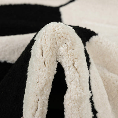 שטיח פוטבול קרם עגול FOOTBALL