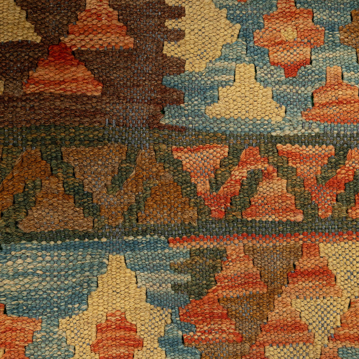 שטיח קילים אפגני צבעוני 303*198 KILIM