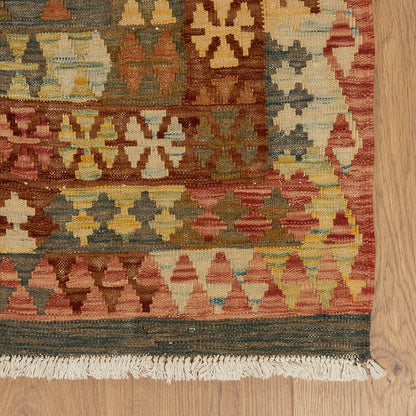 שטיח קילים אפגני צבעוני 310*203 KILIM