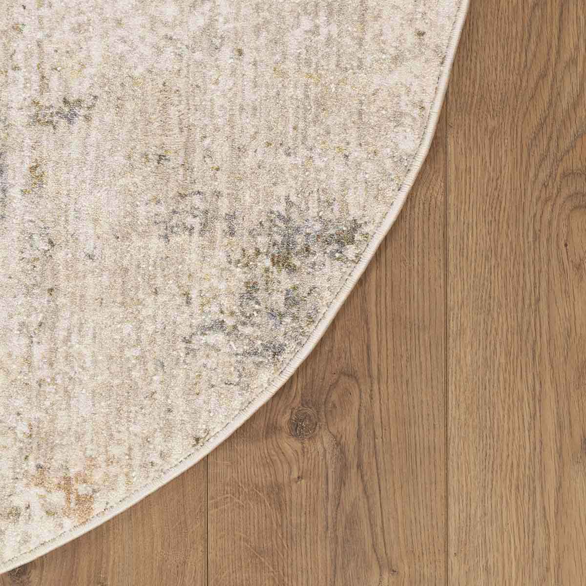 שטיח רוסטיק קרם עגול RUSTIC