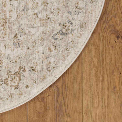 שטיח מדליון קרם עגול MEDALLION