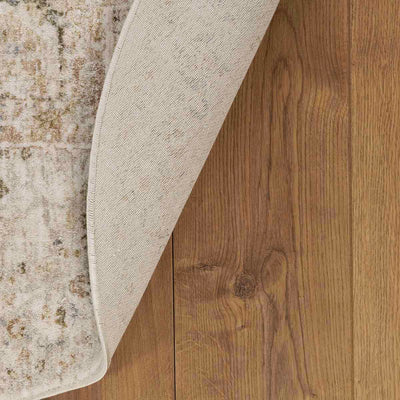 שטיח מדליון קרם עגול MEDALLION