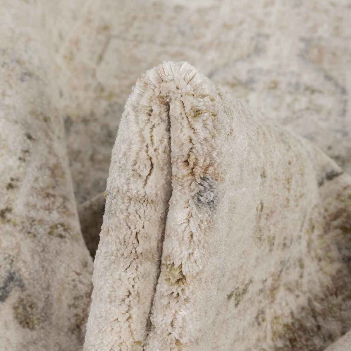 שטיח מדליון קרם עגול MEDALLION