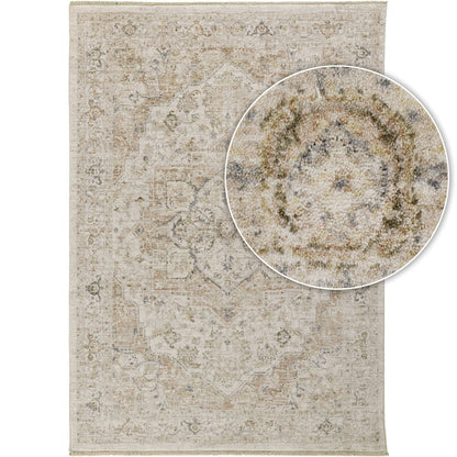 שטיח מדליון קרם MEDALLION