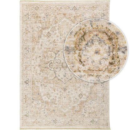 שטיח מדליון קרם MEDALLION