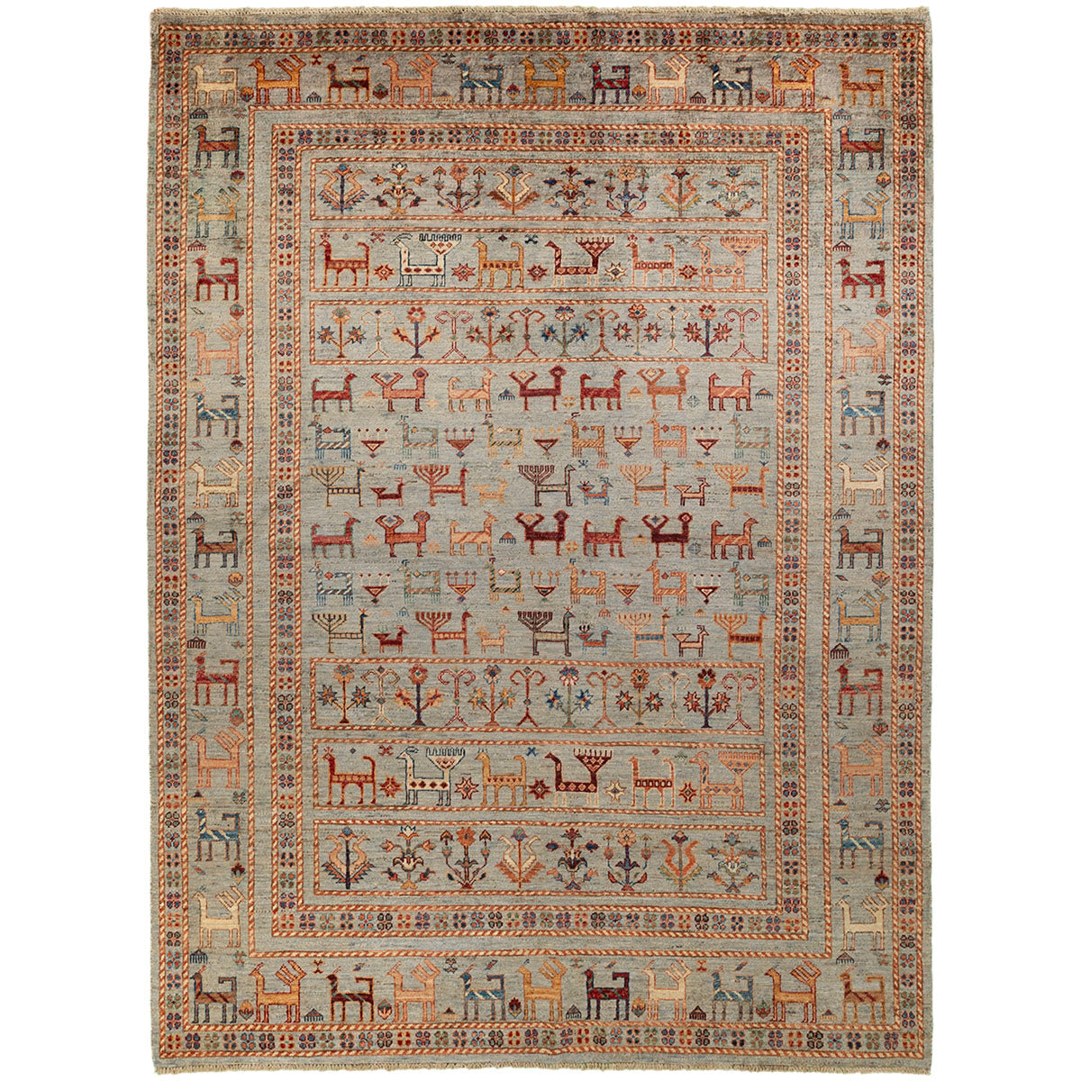 שטיח ארזו אפור/צבעוני 239*179 AREZU