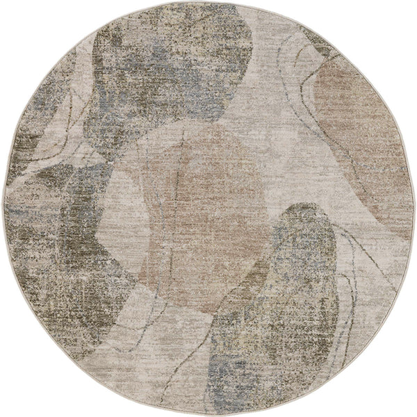 שטיח פרל קרם עגול PEARL