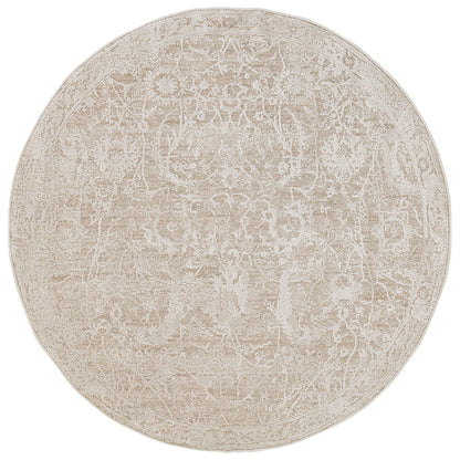 שטיח וולווט בז' עגול VELVET