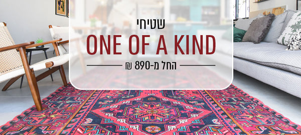 שטיחי ONE OF A KIND החל מ-890 שח