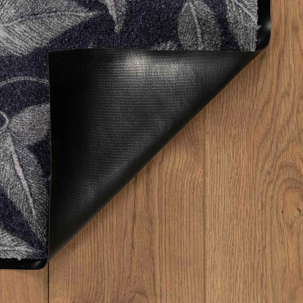 שטיח כניסה ליווס שחור/אפור LEAVES - hover