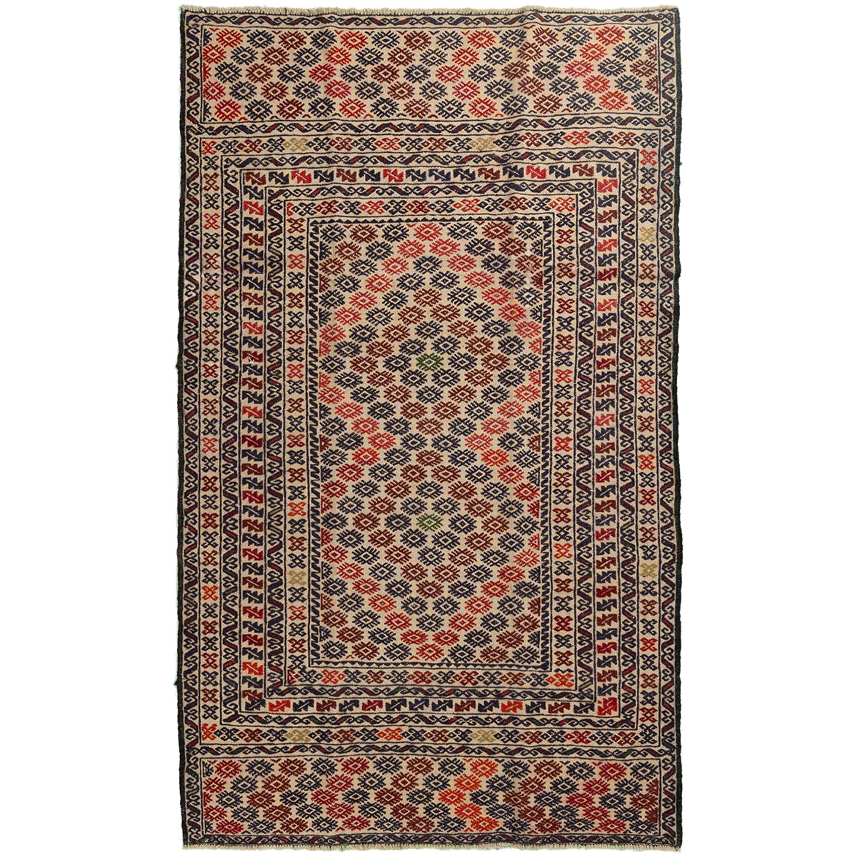שטיח אוזבקי צבעוני 206*125 UZBEK
