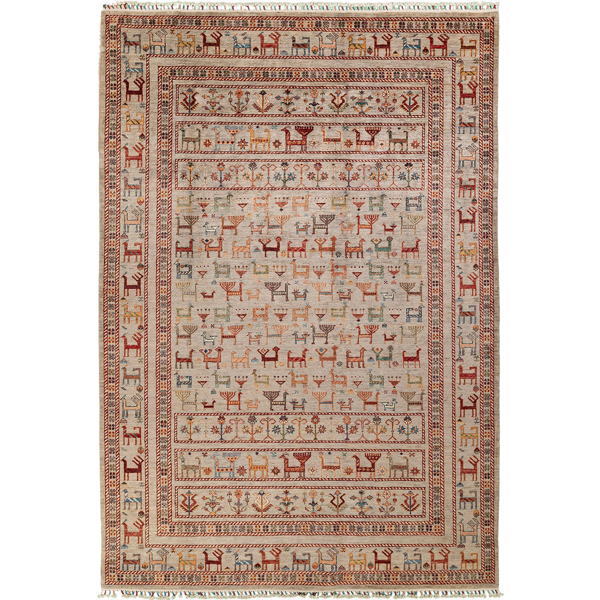 שטיח ארזו אפור/צבעוני 300*207 AREZU