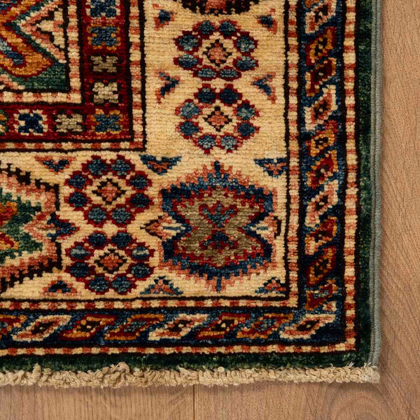 שטיח קזאק -  קייזר ירוק 145*102 KAYZAR
