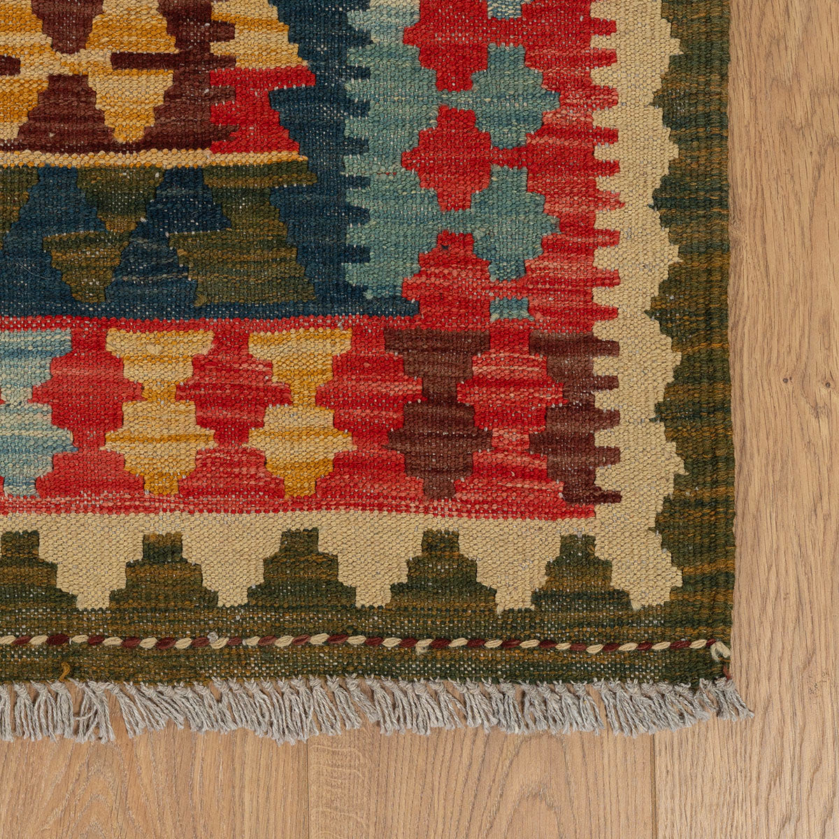 שטיח קילים אפגני צבעוני 292*199 KILIM