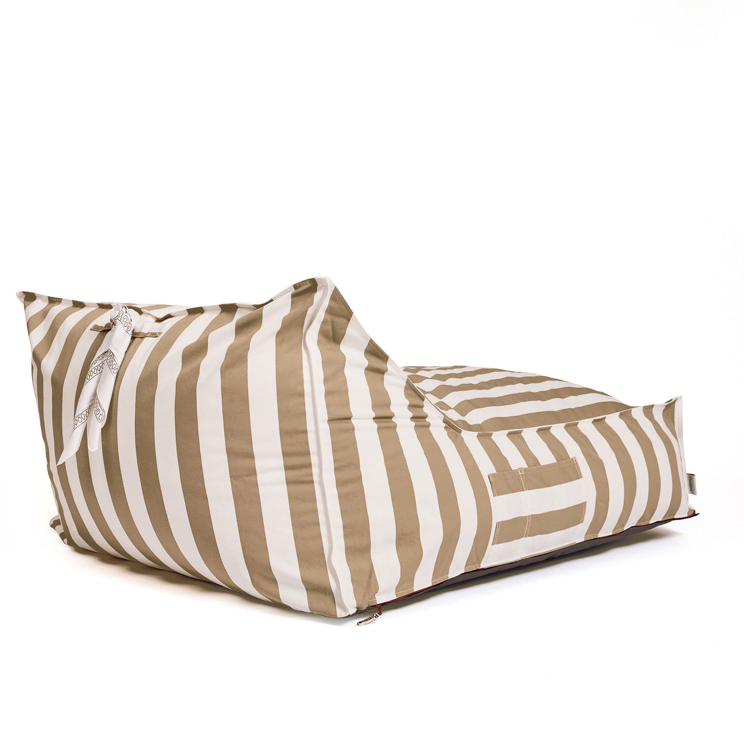 פוף ריביירה סאנפוף זוגי חול פסים SUNPOUF COUPLE