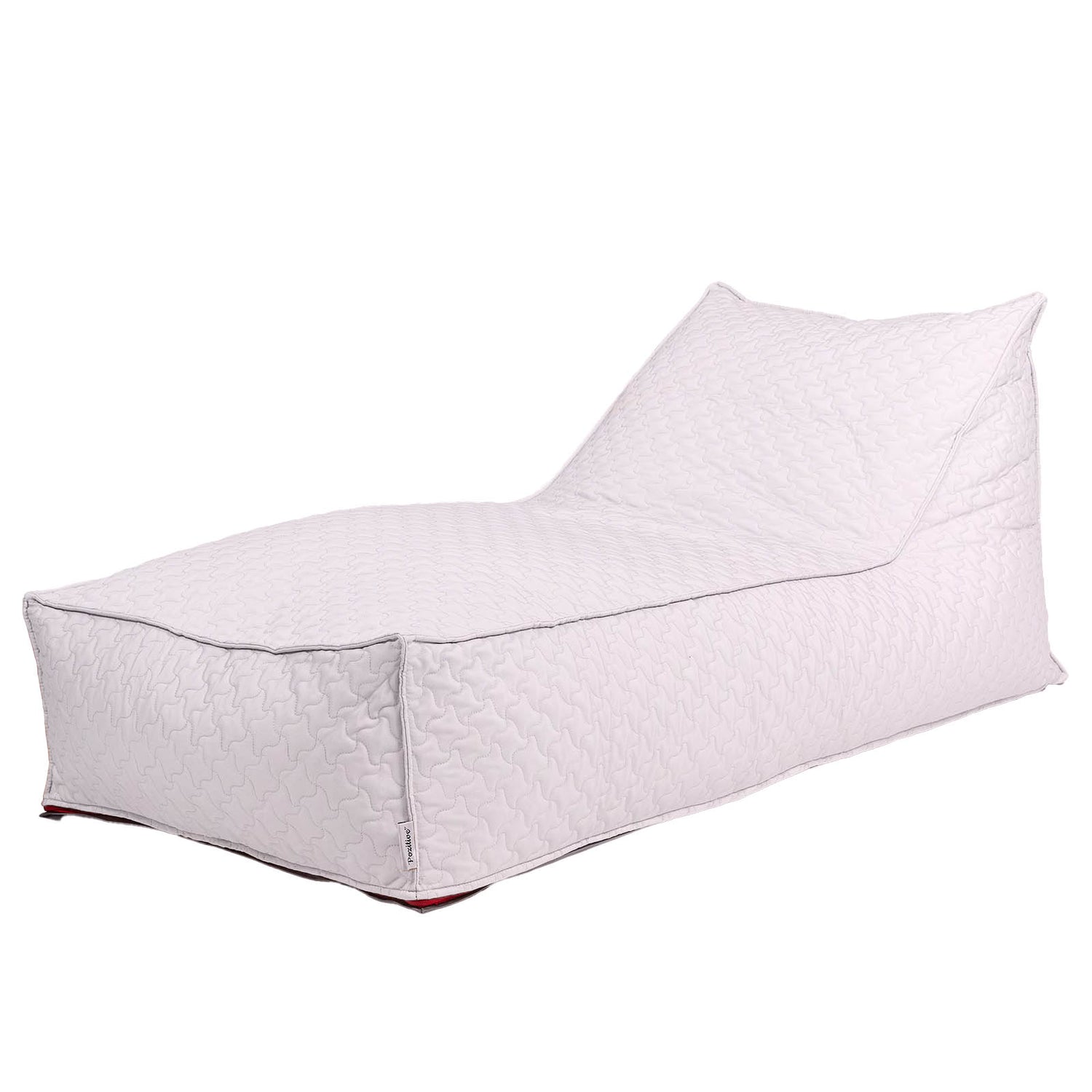 פוף ריזורט סאנפוף ארוך לבן SUNPOUF