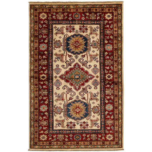 שטיח קייזר לבן ראנר 154*100 KAYZAR