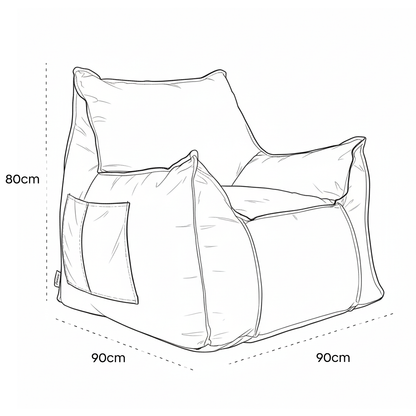 פוף ריביירה פופסה ג'מבו POUFSA JUMBO