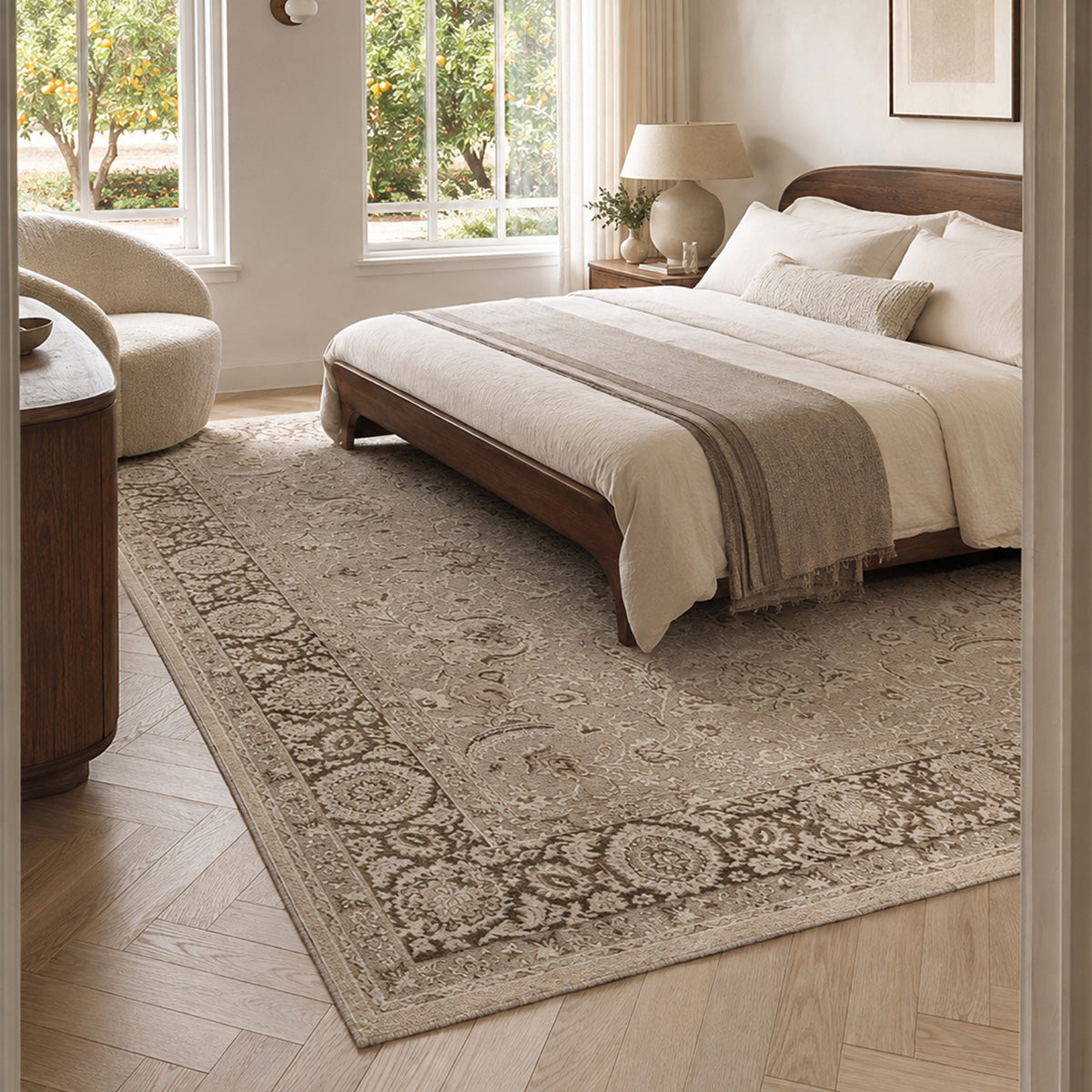 שטיח ויסטה קרם-חום VISTA