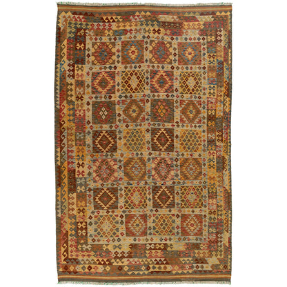 שטיח קילים אפגני צבעוני 304*188 KILIM