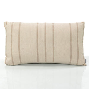 כרית מדלין לבן\בז' 60*35 MADLINE