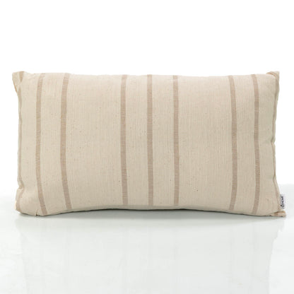 כרית מדלין לבן\בז' 60*35 MADLINE