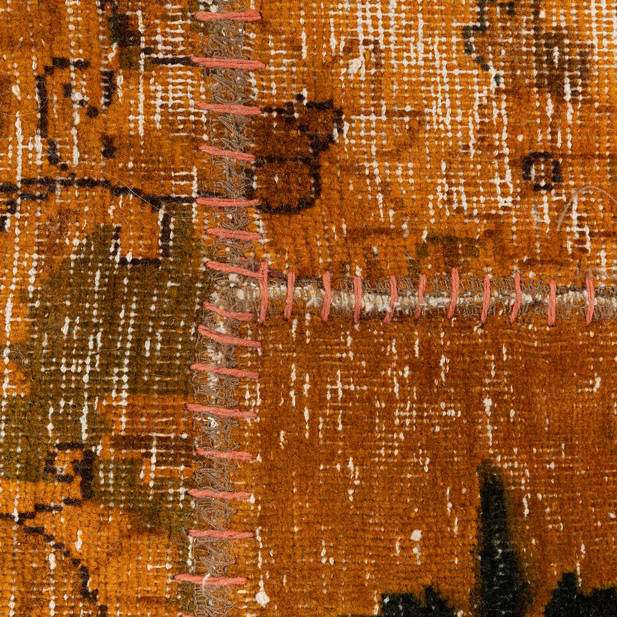 שטיח טלאים חום 207*156 PATCH